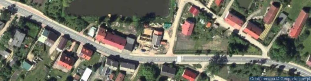 Zdjęcie satelitarne OSP w Nawiadach