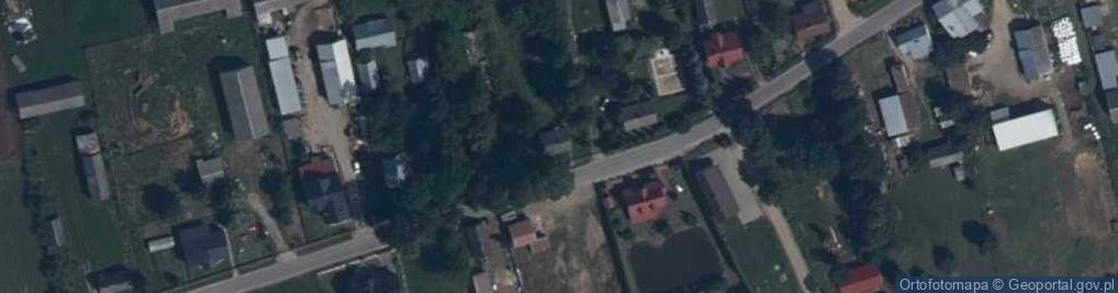 Zdjęcie satelitarne OSP w Nowakach