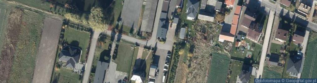 Zdjęcie satelitarne OSP w Nowej Woli