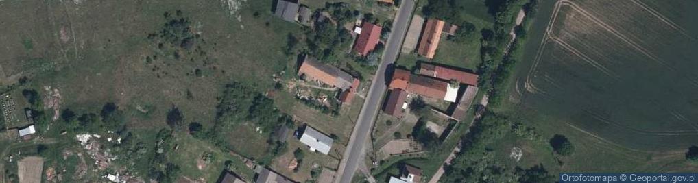 Zdjęcie satelitarne OSP w Nowej Wsi