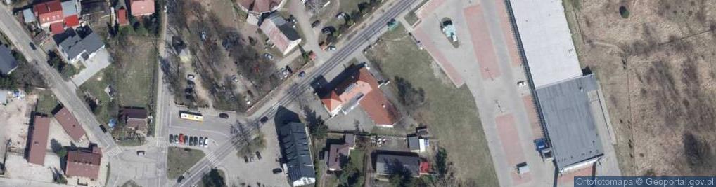 Zdjęcie satelitarne OSP w Nowosolnej Łódź