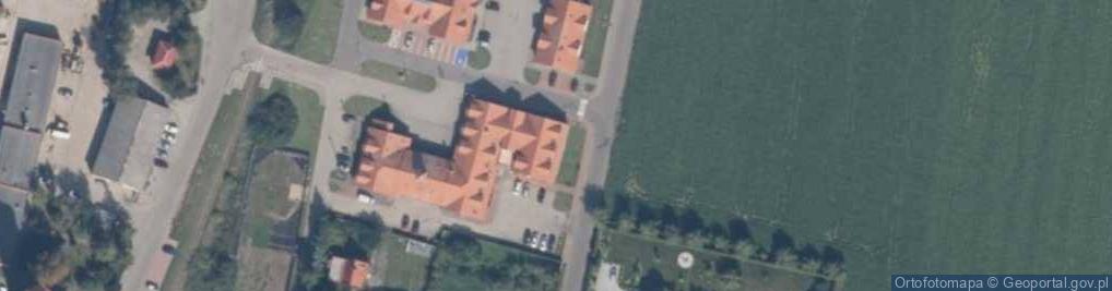 Zdjęcie satelitarne OSP w Nowym Stawie