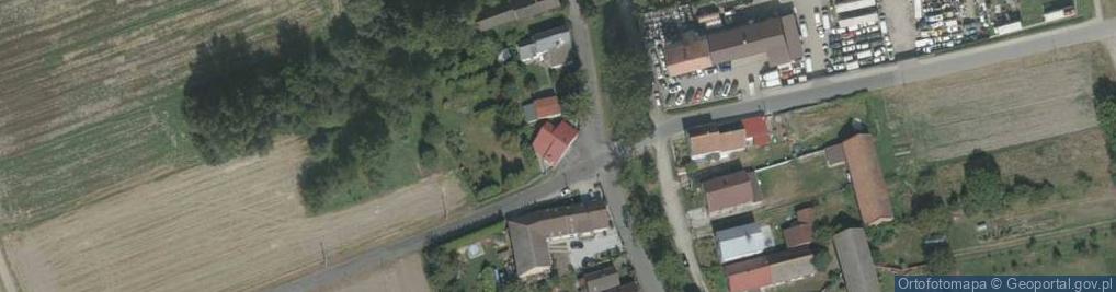 Zdjęcie satelitarne OSP w Nowym Świętowie