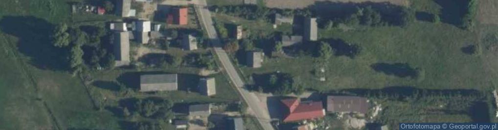 Zdjęcie satelitarne OSP w Okninach Starych