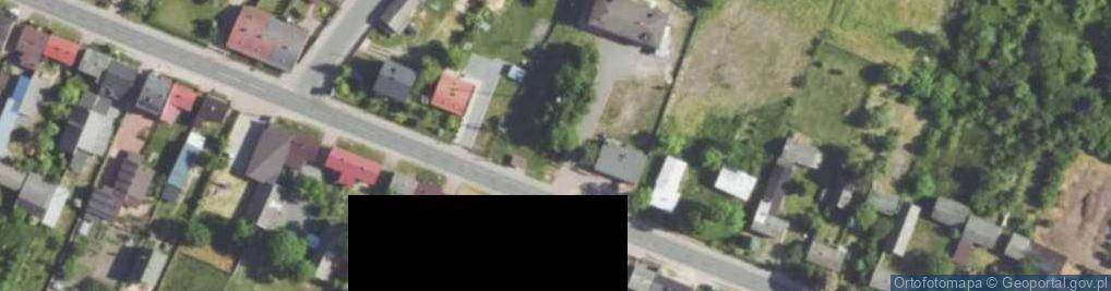 Zdjęcie satelitarne OSP w Olbrachcicach