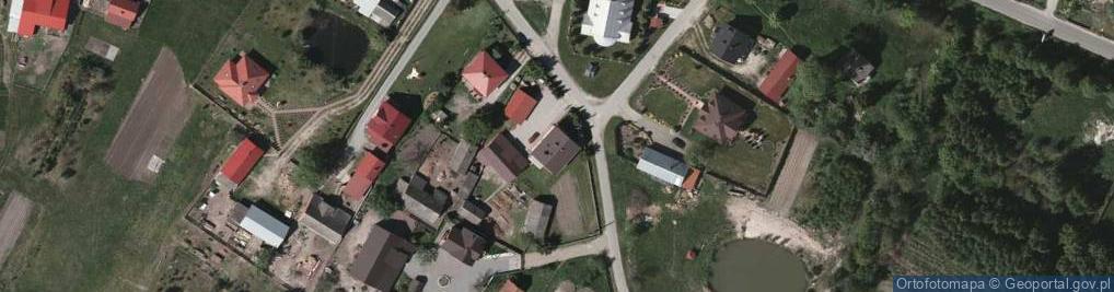 Zdjęcie satelitarne OSP w Orliskach