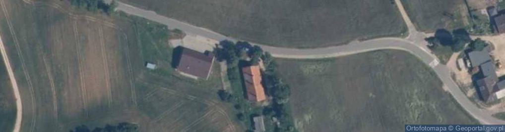 Zdjęcie satelitarne OSP w Osetnie