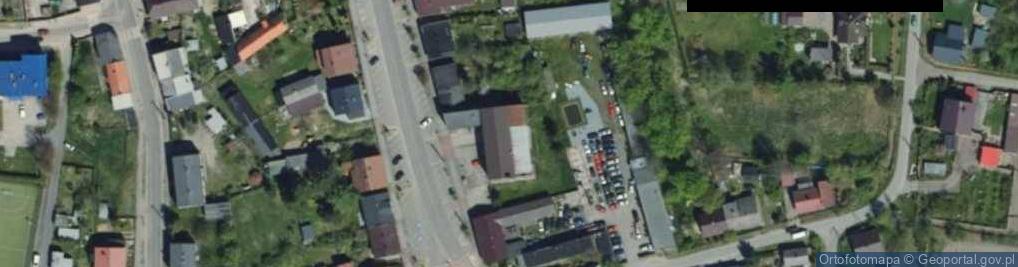 Zdjęcie satelitarne OSP w Osjakowie