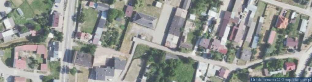Zdjęcie satelitarne OSP w Ożarowie