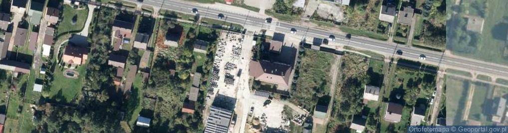 Zdjęcie satelitarne OSP w Parszowie