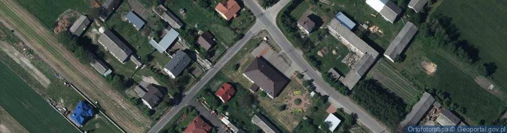 Zdjęcie satelitarne OSP w Paskudach