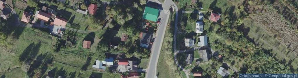 Zdjęcie satelitarne OSP w Pawłosiowie
