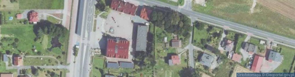 Zdjęcie satelitarne OSP w Pawłowicach