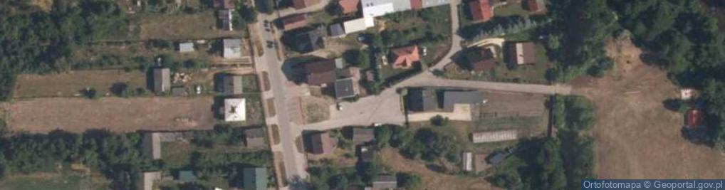 Zdjęcie satelitarne OSP w Petrykozach