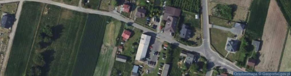 Zdjęcie satelitarne OSP w Pieczyskach