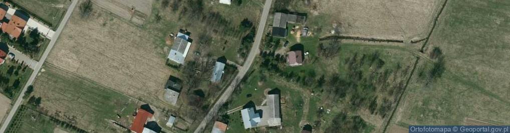 Zdjęcie satelitarne OSP w Pielgrzymce