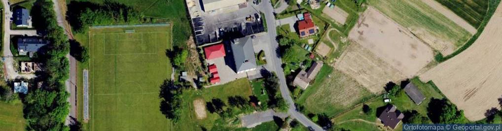 Zdjęcie satelitarne OSP w Pierśćcu