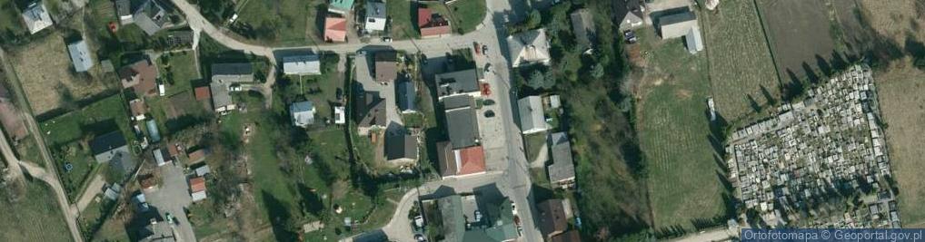 Zdjęcie satelitarne OSP w Pilznie