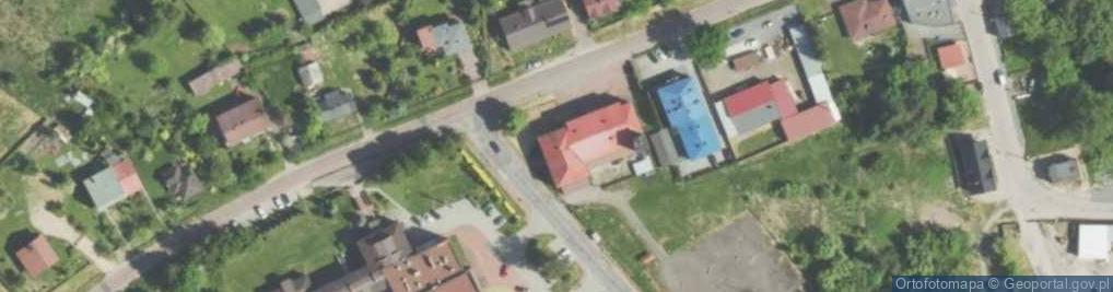 Zdjęcie satelitarne OSP w Poczesnej