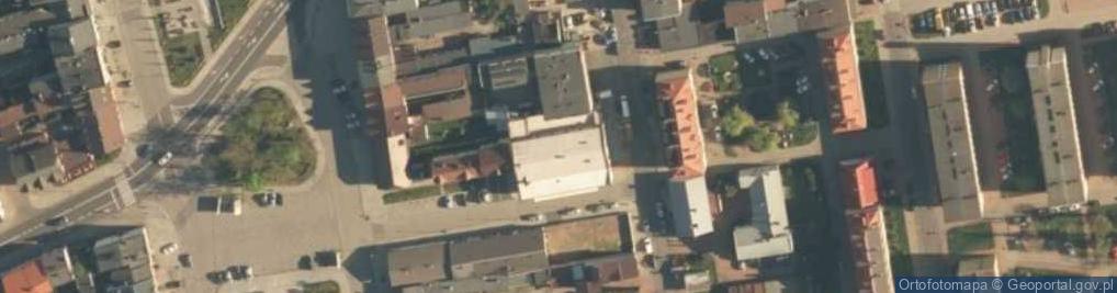 Zdjęcie satelitarne OSP w Poddębicach