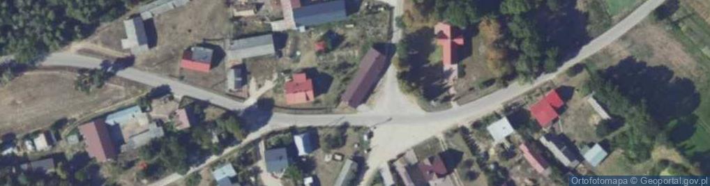 Zdjęcie satelitarne OSP w Podosiu Starym