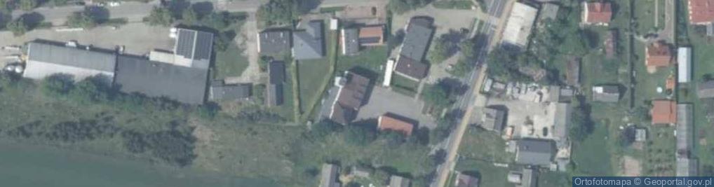 Zdjęcie satelitarne OSP w Policznie