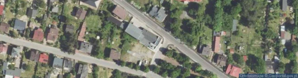 Zdjęcie satelitarne OSP w Poraju