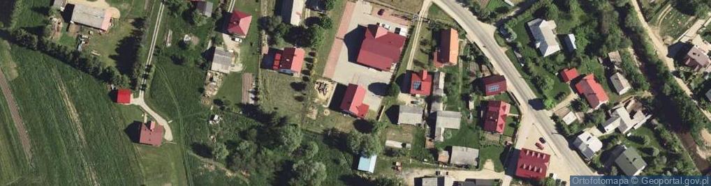 Zdjęcie satelitarne OSP w Posadzie Jaśliskiej