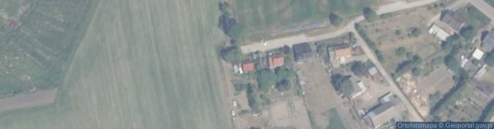 Zdjęcie satelitarne OSP w Postolinie