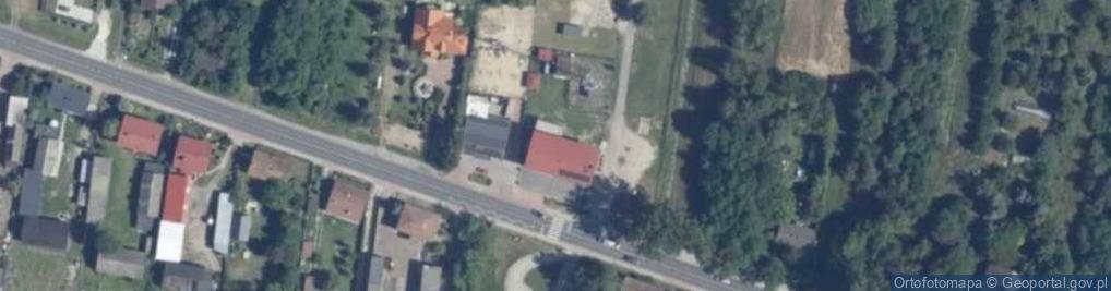 Zdjęcie satelitarne OSP w Prawęcicach