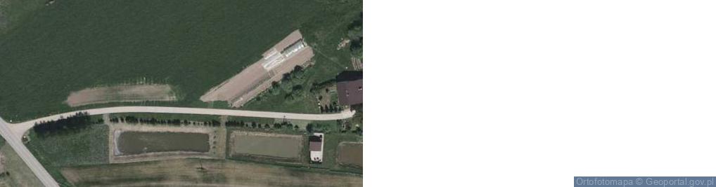 Zdjęcie satelitarne OSP w Przędzelu Kolonii