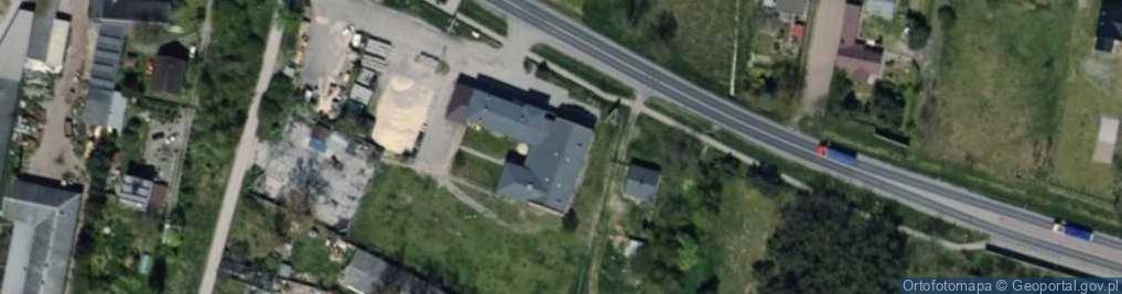 Zdjęcie satelitarne OSP w Przygłowie