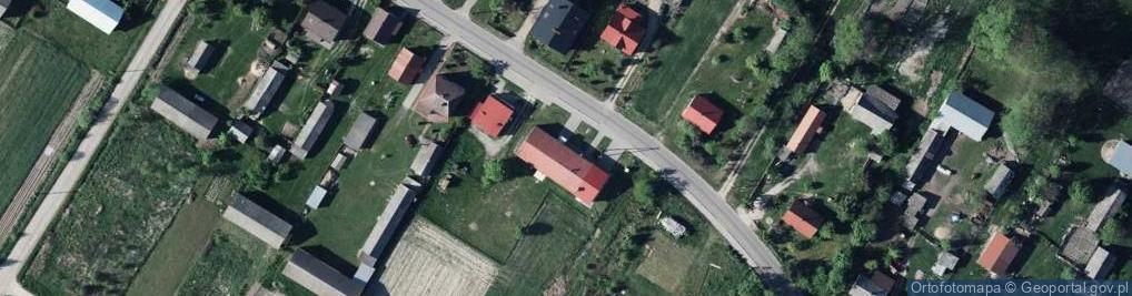 Zdjęcie satelitarne OSP w Przypisówce