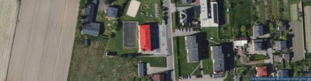 Zdjęcie satelitarne OSP w Przystajni