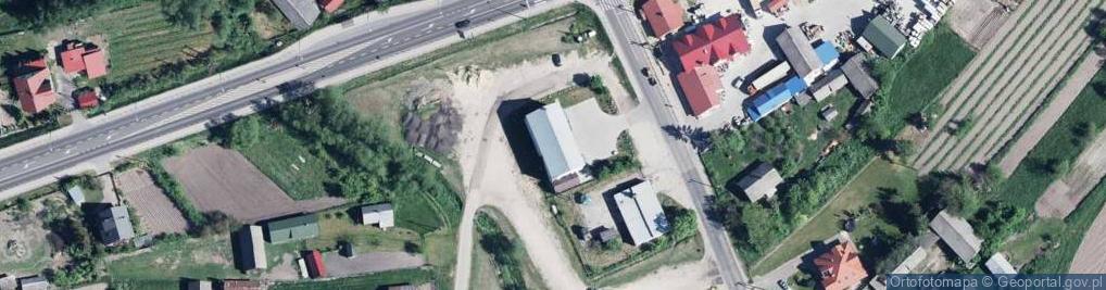 Zdjęcie satelitarne OSP w Przytocznie