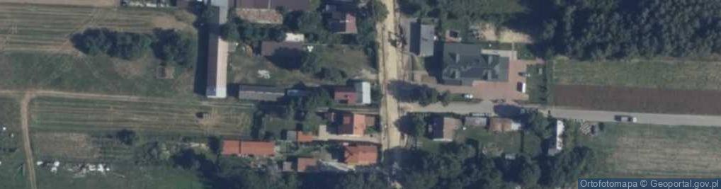 Zdjęcie satelitarne OSP w Przyworach Dużych
