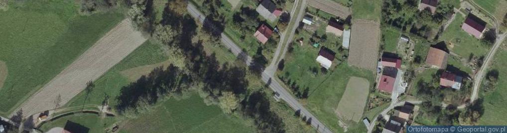 Zdjęcie satelitarne OSP w Pstrągowej Dolnej