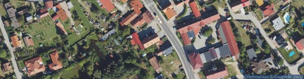 Zdjęcie satelitarne OSP w Raculi