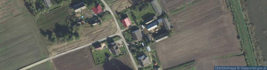 Zdjęcie satelitarne OSP w Rogowie