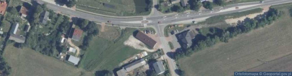 Zdjęcie satelitarne OSP w Roguszynie