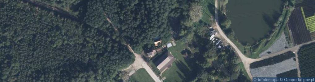 Zdjęcie satelitarne OSP w Rudach