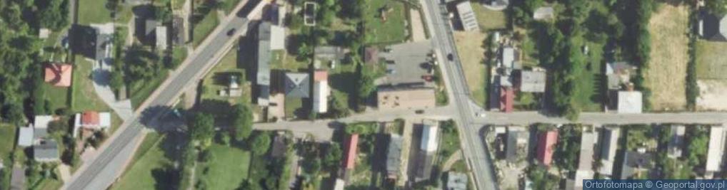 Zdjęcie satelitarne OSP w Rudnikach