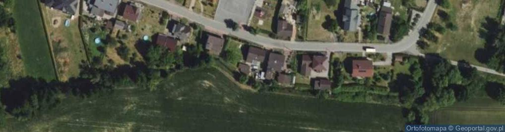 Zdjęcie satelitarne OSP w Rudyszwałdzie Gmina Krzyżanowice