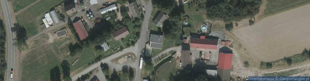 Zdjęcie satelitarne OSP w Rudziczce