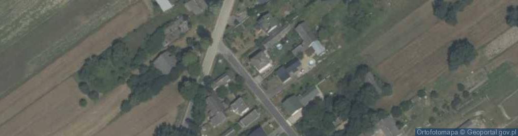 Zdjęcie satelitarne OSP w Rudzie Małej