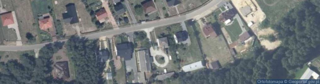 Zdjęcie satelitarne OSP w Rudzie
