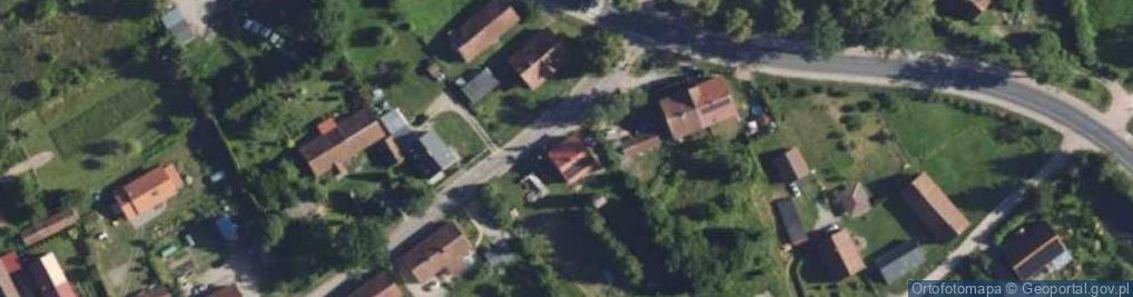 Zdjęcie satelitarne OSP w Runowie