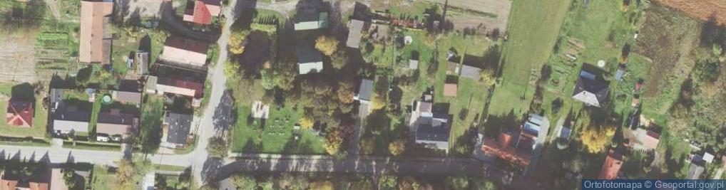 Zdjęcie satelitarne OSP w Rychnowie