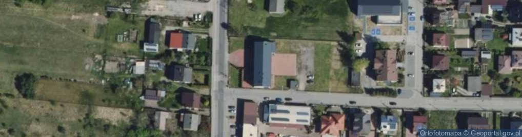 Zdjęcie satelitarne OSP w Rząśni