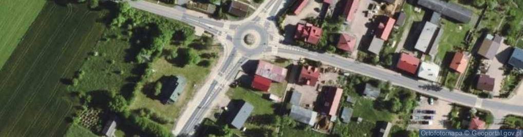 Zdjęcie satelitarne OSP w Rzęgnowie